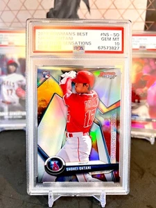 ⭐️ SHOHEI OHTANI 2018 BOWMANS BEST NEÓPHYTE SENSATIONS #NS-SO PSA 10 GEMA RC🔥 - Imagen 1 de 2