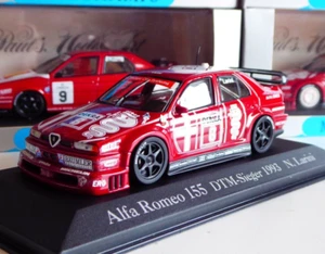 1/43 Minichamps Alfa Romeo 155 V6 TI Team Alfa Corse #8 DTM 1993 Larini - Imagen 1 de 13