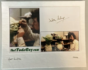 NICK MALEY Signed 8x10 Star Wars YODA Guy Photo Authentic In Person Autograph - Picture 1 of 1