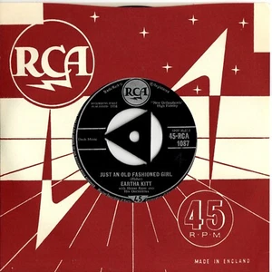 Eartha Kitt - Just An Old Fashioned Girl (7" Single 1958) VG+ - Picture 1 of 2