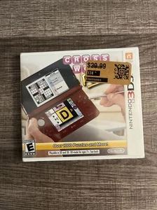 Crosswords Plus (Nintendo 3DS, 2012) CIB, Cover, Handbuch und Spiel neu - Bild 1 von 4