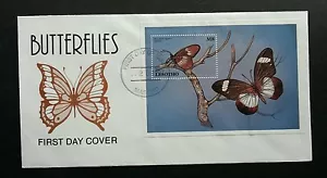 *FREE SHIP Lesotho Butterflies 1997 Insect Butterfly (FDC) - Picture 1 of 5