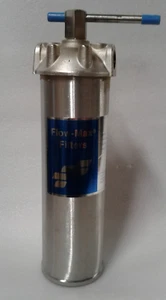 Flow-Max Filters FM10-BN-304-34T  10" Single Cartridge SS Filter Housing - New - Picture 1 of 8
