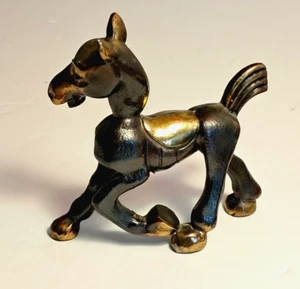 Dodge Gladys Brown Edwards Horse BRONZED METAL HORSE FIGURINE Brass MCM 4x4.5" - Picture 1 of 21
