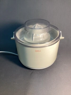 EXPRIMIDOR DE CÍTRICOS MARRÓN VINTAGE DISEÑO ERA ESPACIAL MODELO MPZ1 1965 ALEMANIA. R. BLANCO. Foto 1 de 4