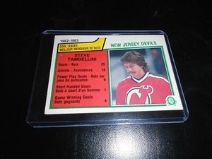 1983-1984  OPC  # 223  STEVE TAMBELLINI  NEW JERSEY DEVILS