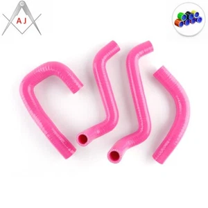 Manguera radiador de silicona rosa para Kawasaki Ninja 500R EX500 GPZ500S 1994-2009 - Imagen 1 de 9