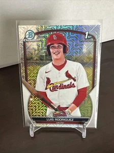 LUIS RODRIGUEZ 2023 BOWMAN CHROME MEGA RC MOJO #BCP-130 CARDINALS 1° - Foto 1 di 2