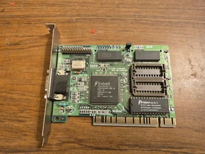 Jaton 8247A/V5 Trident VGA PCI Video Graphics Card GPU for DOS Gaming - Picture 1 of 3
