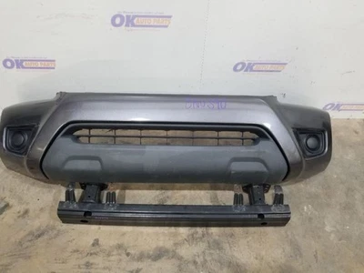 12-15 TOYOTA TACOMA OEM FRONT BUMPER ASSEMBLY GRAY WITHOUT FLARE  - Image 1 of 4