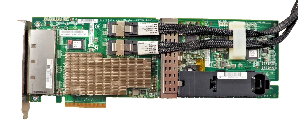 HP Smart Array 4K1195 RAID Controller Card 1GB 587224-001 488948-001 w/ Wires - Image 1 of 4