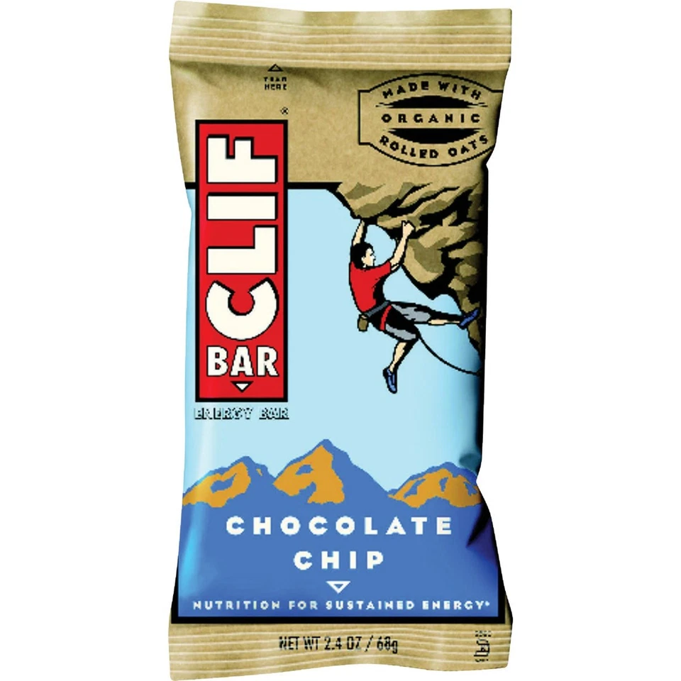 Chip de chocolate Clif Bar 2,4 OZ Energy Nutrition Bar 112444 Pack de 12 Clif Bar Foto 1 de 1