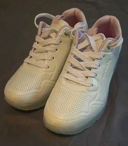 SKECHERS Street Los Angeles Schnürschuhe Mädchen Gr. 3, 310448L Neu ohne Etikett Weiß - Bild 1 von 11