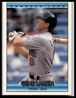 1992 Donruss #496b Gene Larkin - Image 1 of 2