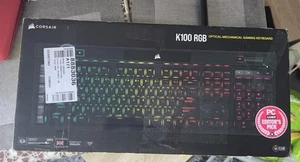 Corsair K100 RGB Optical-Mechanical Gaming Keyboard UK Layout - Afbeelding 1 van 5