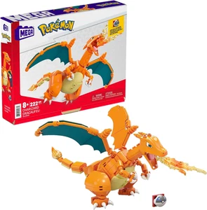 MEGA Pokémon - Charizard Set Da Costruzione, Di 10Cm, Giocattolo per Bambini 6+  - Foto 1 di 12
