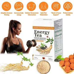 Energy Tea Refuerzo Inmunológico Ginseng Oolong Té, Té de Hígado Riñón para Mujeres y Hombres - Imagen 1 de 12
