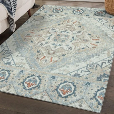 Ковер на часть комнаты Patricia Collection 103 кремовый 8x10 вестерн с геометрическим узором - Изображение 1 из 4