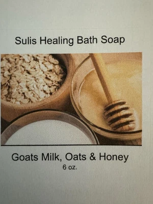 Goat Milk, Oats, & Honey Bath Soap By Sulis Healing Bath, Plus a Free Shampoo - Image 1 of 4