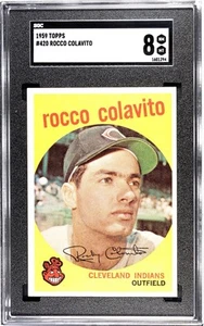 1959 Topps #420 Rocco Colavito SGC 8 - Foto 1 di 2
