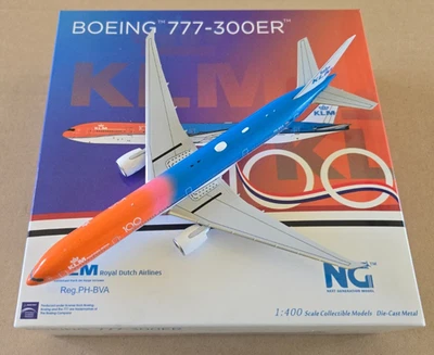 1:400 Boeing 777-300ER KLM Orange Pride 100th anniversary PH-BVA NG Models - Image 1 of 4