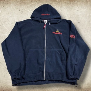 Vintage 90s Dada Damani Jacket Size 2XL Blue Fleece Hip Hop Retro Streetwear - Picture 1 of 10