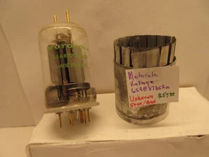MOTOROLA 65A83736A01 VINTAGE GLASS ELECTRONIC TUBE, UNTESTED USED - Picture 1 of 1
