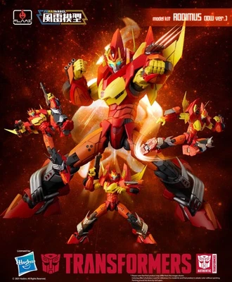 Flame Toys Model Kit Series Transformers Rodimus IDW Version - Image 1 of 4