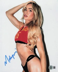Maxxine Dupri Signed Autograph WWE 8x10 Photo Beckett BAS - Picture 1 of 1