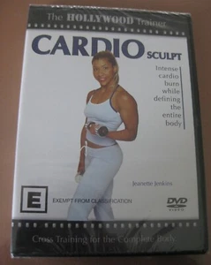 1 x DVD-CARDIO SCULPT - WITH JEANETTE JENKINS - THE HOLLYWOOD TRAINER -PAL- NEW - Picture 1 of 3