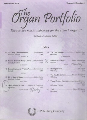 the ORGAN PORTFOLIO Vol. 69 No. 4 March/April -2006 - Image 1 of 4