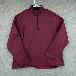 PGA Tour Jacket Mens Large Purple Half Zip Pullover Golfing Golf Lightweight - Picture 1 of 11
