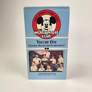 The Mickey Mouse Club Volume One 1 Walt Disney Home Video VHS - Picture 1 of 8
