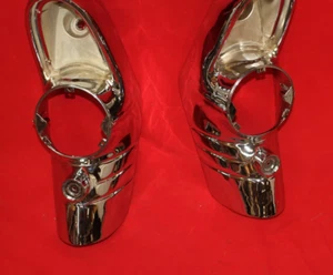 1955 Buick Super Roadmaster Tail Light Bezels - Picture 1 of 5