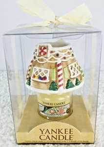 Galleta de Navidad Yankee Candle 3,7 oz. Tarro de 3" sombra pan de jengibre vacaciones - Imagen 1 de 7