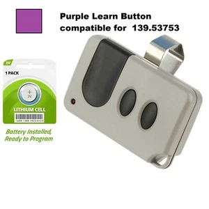 Sears Craftsman Garage Door Opener Remote Control 139.53753 HBW2028 315MHZ - Picture 1 of 2