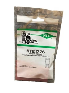 NTE1776 IC TV Voltage Regulator 123V +- 0.8V, 1A SIP5 ECG1776, SK9743 - Picture 1 of 1