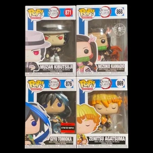 ¡Lote Funko Pop! Animación Cazador de Demonios con Giyu Exclusivo + Protectores *Como Nuevo* - Imagen 1 de 12