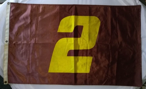 Vintage Nascar Rusty Wallace #2 Flag Cover