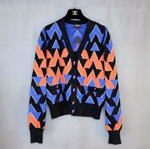 Chanel Sz 38 Scarab Cashmere Sweater Cardigan 2019 Egypt Collection - Picture 1 of 18