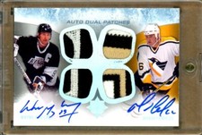2010-11 Ultimate Collection Patches Duos Autographs GRETZKY / LEMIEUX Auto 1/5