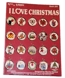 Kount on Kapple I Love Christmas Book 408 1990 50 Projects - Picture 1 of 4