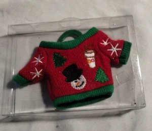 2014 Dunkin Donuts Ugly Sweater Christmas Ornament Neu im Karton - Bild 1 von 4