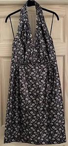 Prada Abito Cocktail Halter Dress Cacao Jacquard Lurex Size 6/44 MSRP $675 NWT - Picture 1 of 6