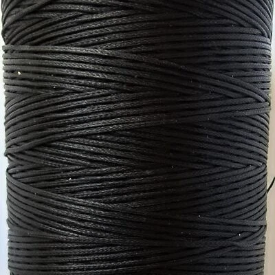 Black Waxed Nylon Cord 5m - 50m Strong Jewellery Thread Bracelet 1mm 1.5mm & 2mm - Image 1 of 4