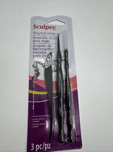 Sculpey Style and Detail Clay Tools 3-Piece Shape Smooth Finish ASCTV01 - Picture 1 of 1