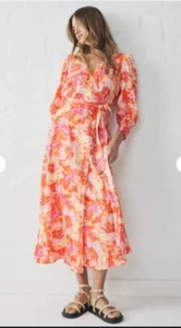 Decjuba Violet Wrap Dress - Size M - RRP $160 - BRAND NEW - Picture 1 of 6
