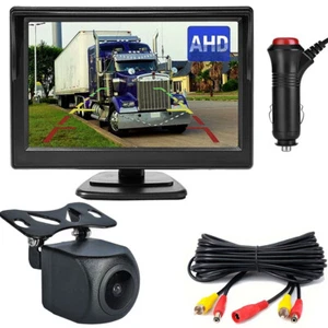 AHD Starlight Night Vision Reverse Backup Camera with 5" Car Rear View Monitor - Picture 1 of 24