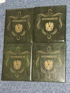 Album Österreich grün mit Einlageblätter (insgesamt 15 Stück vorhanden) - Bild 1 von 4