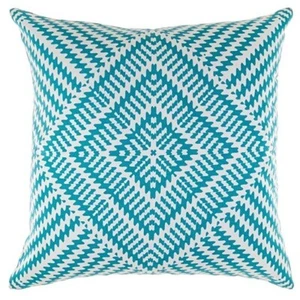 Baum Wolle Kissenbezüge 18x18" 100% Baumwolle 2er Pack - Türkis Kaleidoskop - Bild 1 von 9